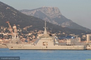 Arrivée de L'Adroit à Toulon