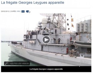 Le Georges Leygues appareille  (cliquer sur l'image pour voir la vidéo)