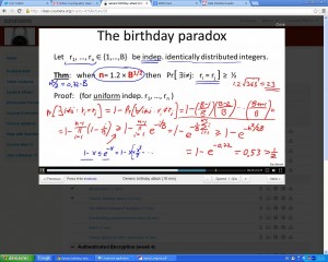 Birthday paradox