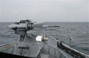 Narwal remote-controlled naval gun at BRIDEX_2011