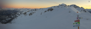 Fin d'après-midi en haut des Vallons