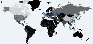 Wannacry-ransomware Infection Map