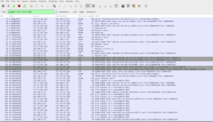 image capture wireshark mariaDB