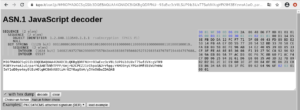 Javascript ASN.1 decoder