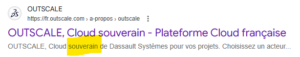Outscale cloud Souverain sur AWS